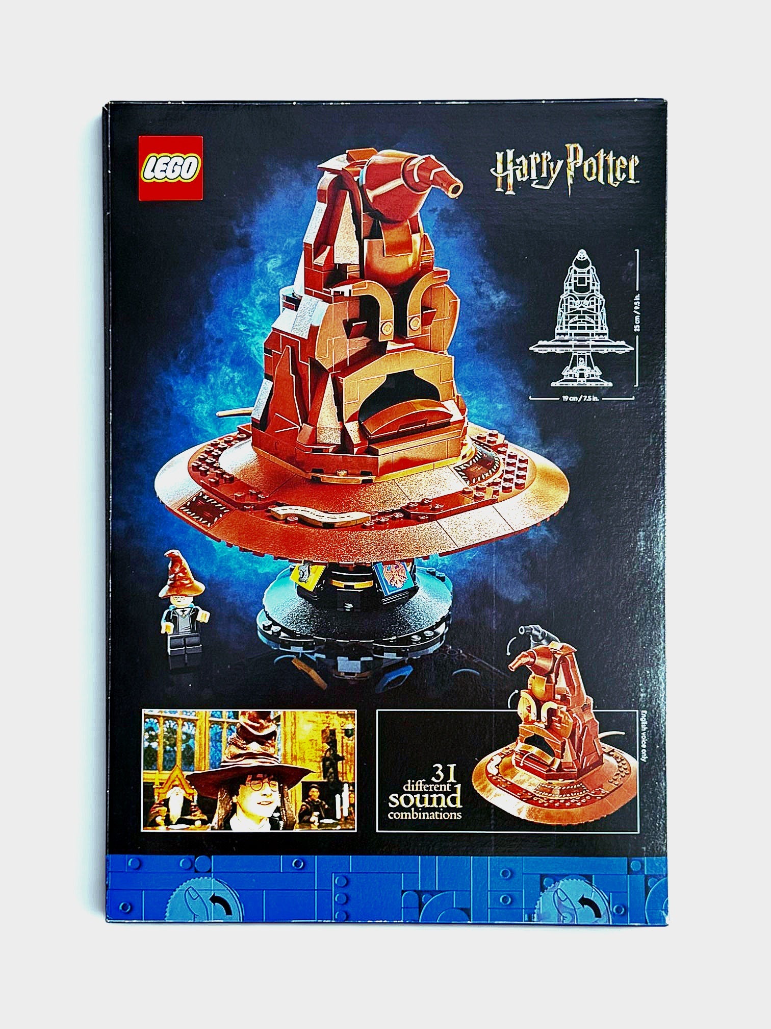 LEGO Harry Potter Sprechender Hut 76429 Talking Sorting Hat Hogwarts 18+ Set