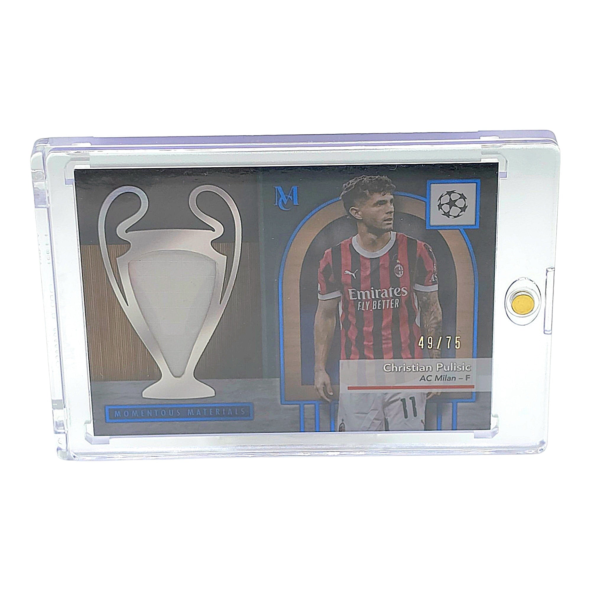 Christian Pulisic AC Milan – Topps Museum Collection 24/25 – Momentous Materials Patch Card /75