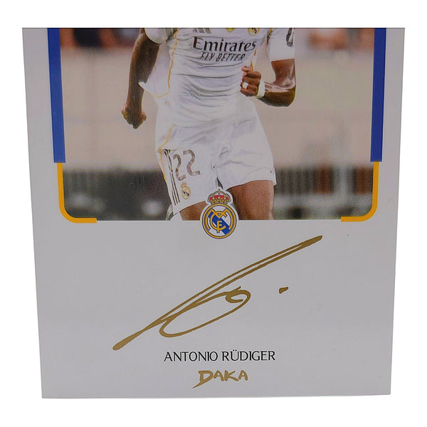 Antonio Rüdiger 2025 DAKA Real Madrid Instant Cheki On-Card Autogramm