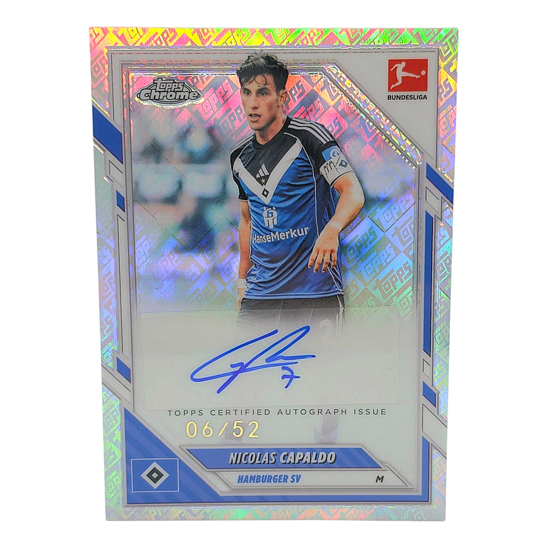 Topps Chrome Bundesliga HSV 25/26 Nicolas Capaldo Autogramm 06/52