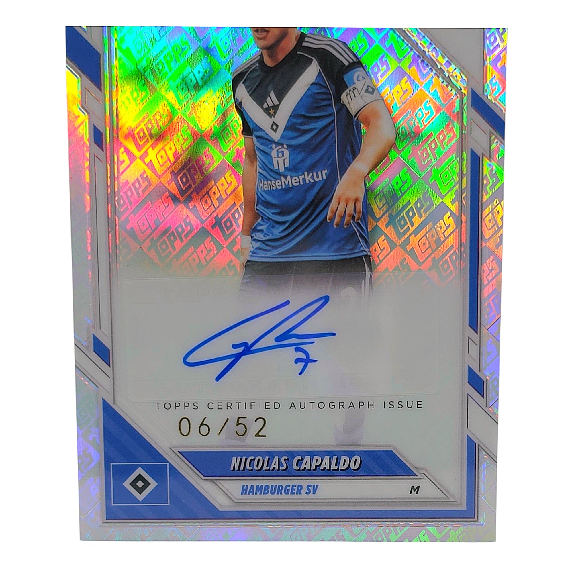 Topps Chrome Bundesliga HSV 25/26 Nicolas Capaldo Autogramm 06/52