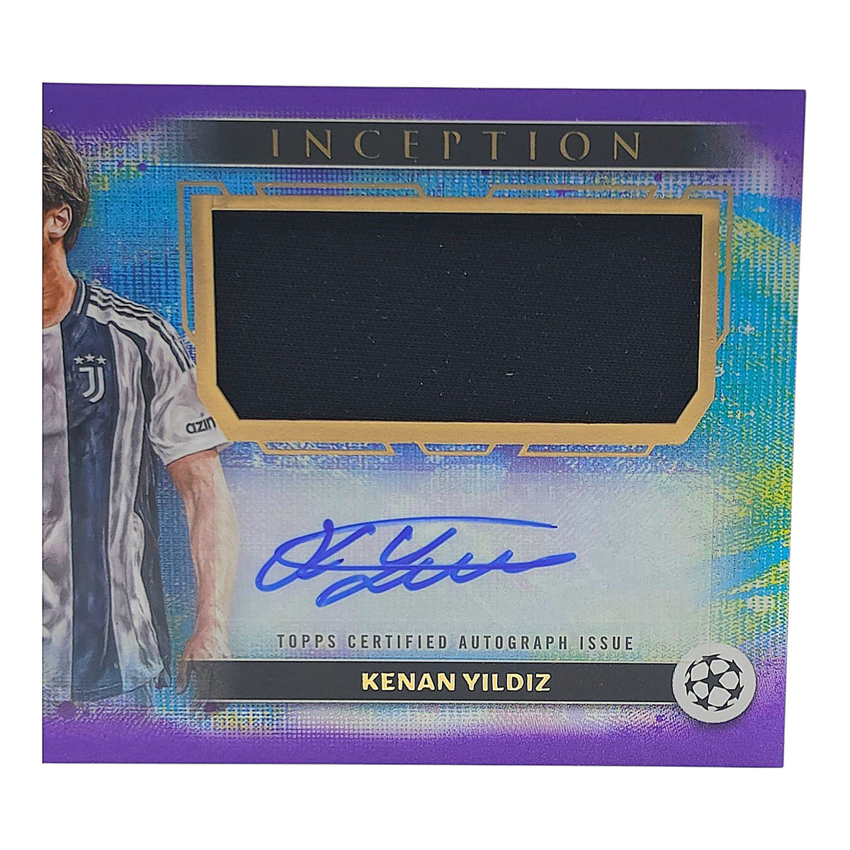 Topps Inception 25/26 Kenan Yildiz Auto/Patch Relic /25 Juventus Turin