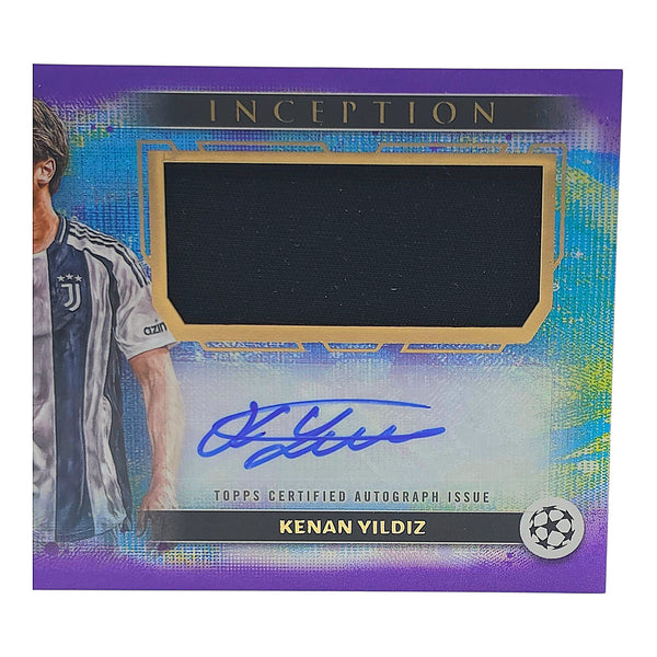 Topps Inception UCL 24/25 Kenan Yildiz Auto/Patch Relic /25 Juventus Turin