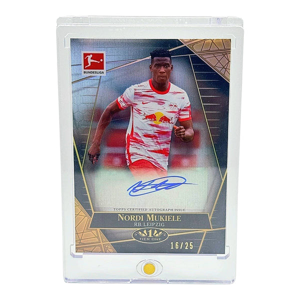 Nordi Mukiele  Auto /25 – Topps Tier One Bundesliga – RB Leipzig