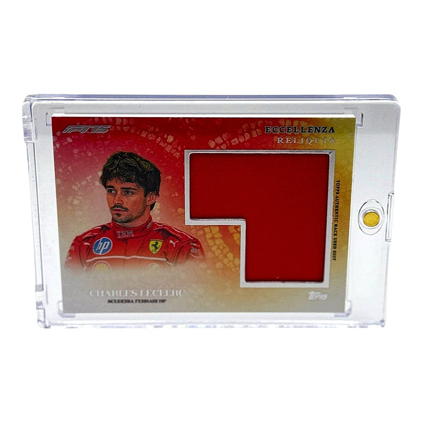Topps F1 Eccellenza 2025 Charles Leclerc Ferrari Race Used Suit Patch Relic