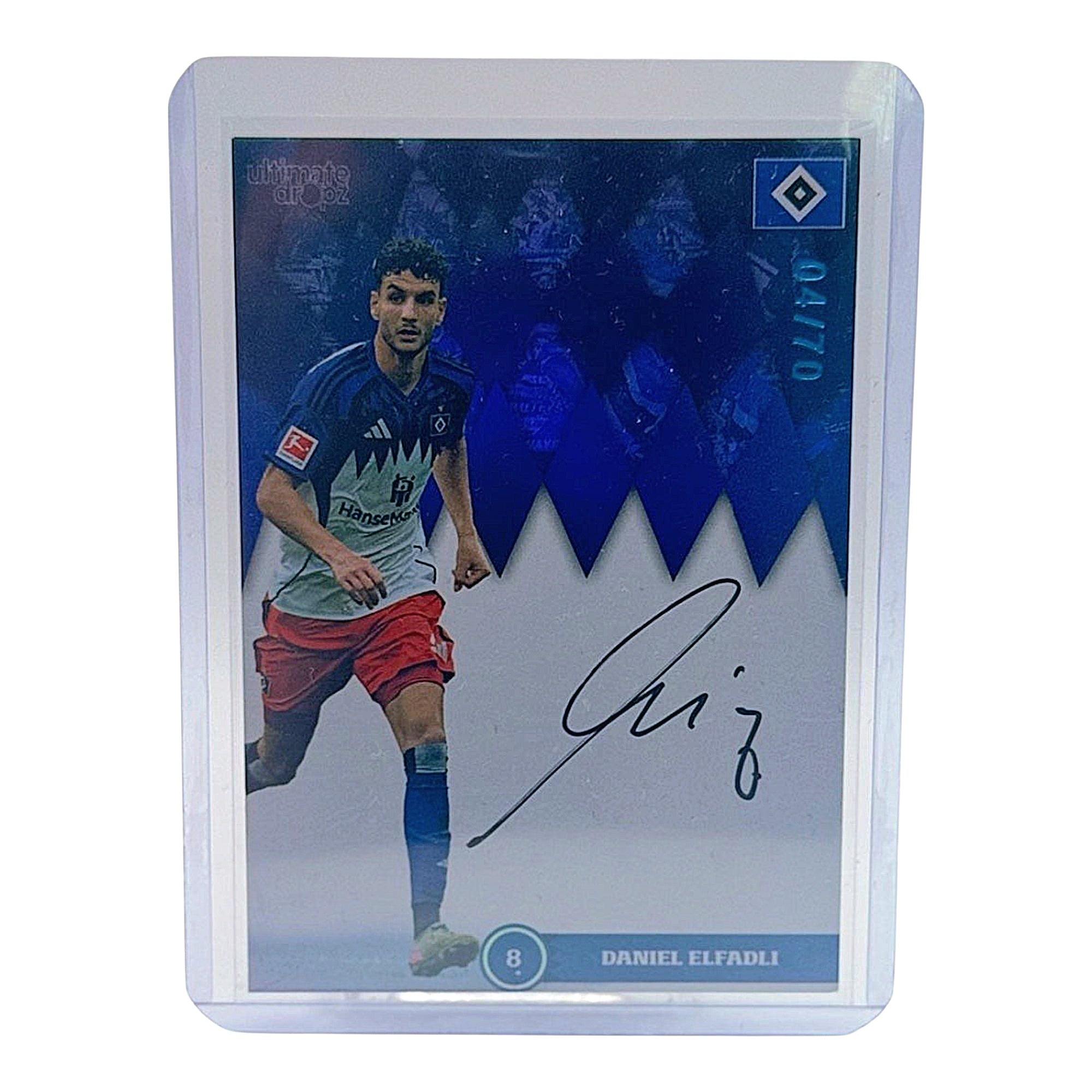 Daniel Elfadli - Ultimate Dropz - On Card Auto 04/70 limitiert - HSV