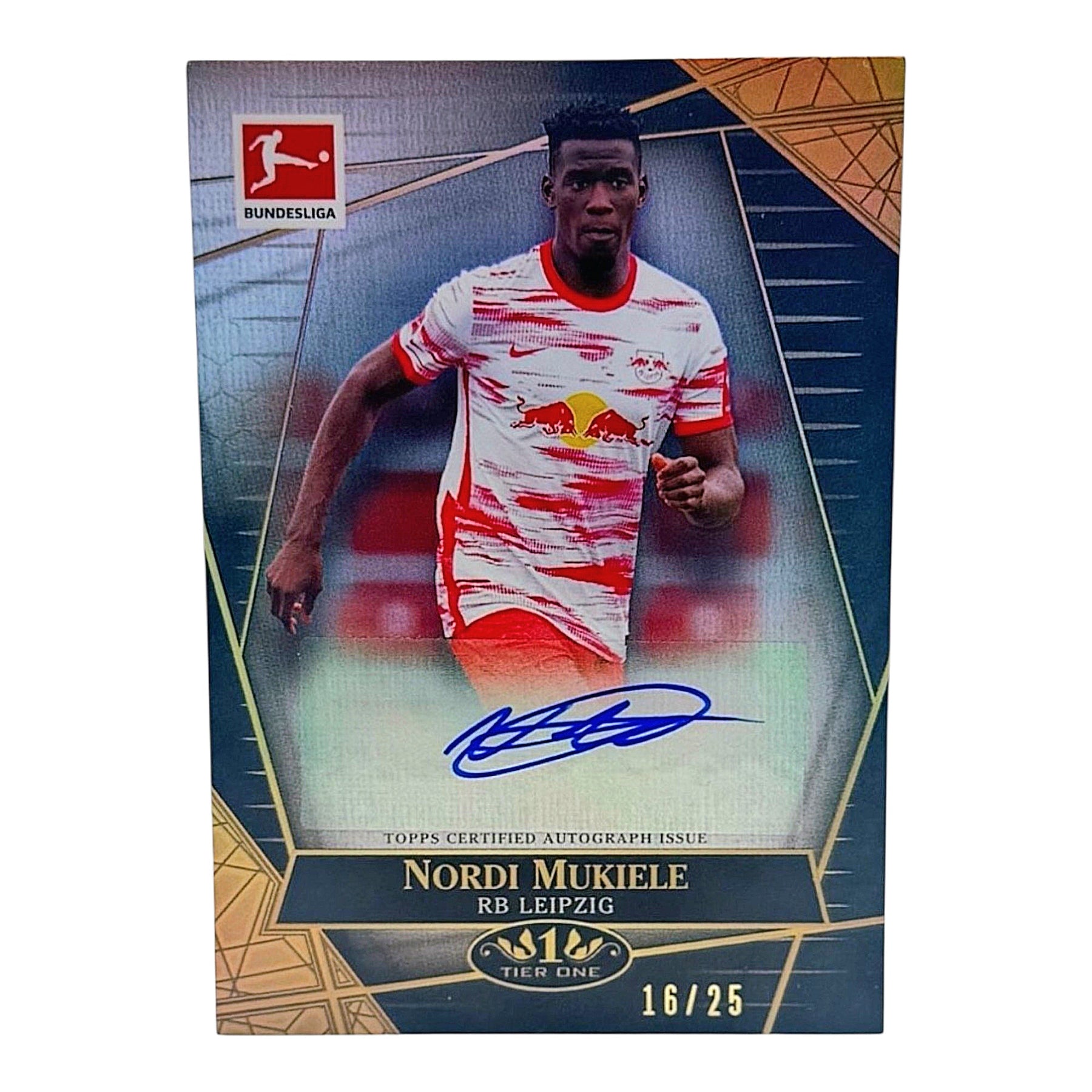Nordi Mukiele  Auto /25 – Topps Tier One Bundesliga – RB Leipzig