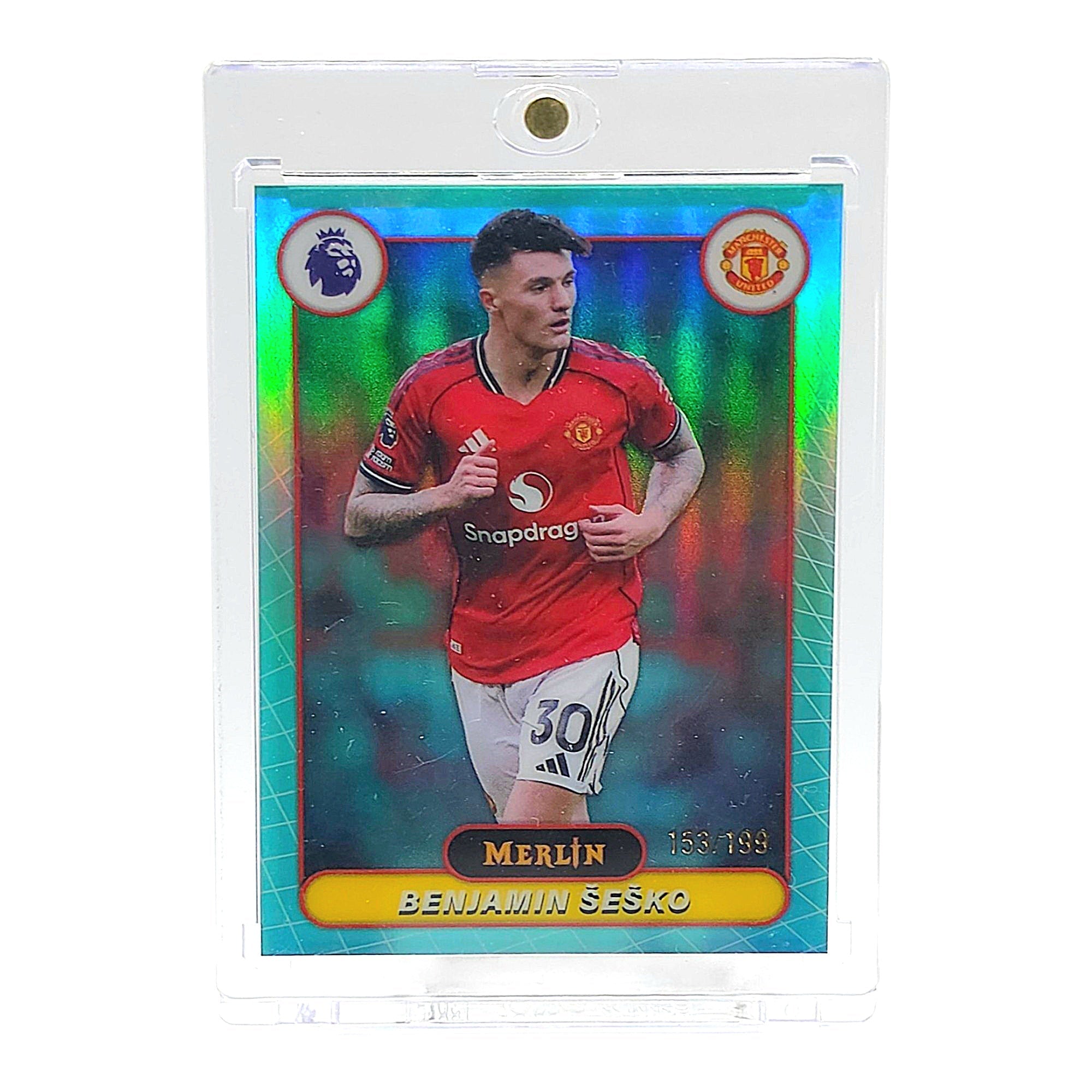 Benjamin Šeško Aqua Refractor Parallel /199 Premier League 2026