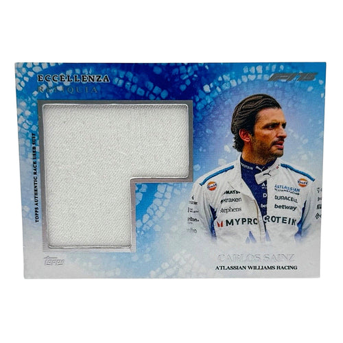 Carlos Sainz Race Used Suit Relic Topps F1 Eccellenza 2025 Vorderseite