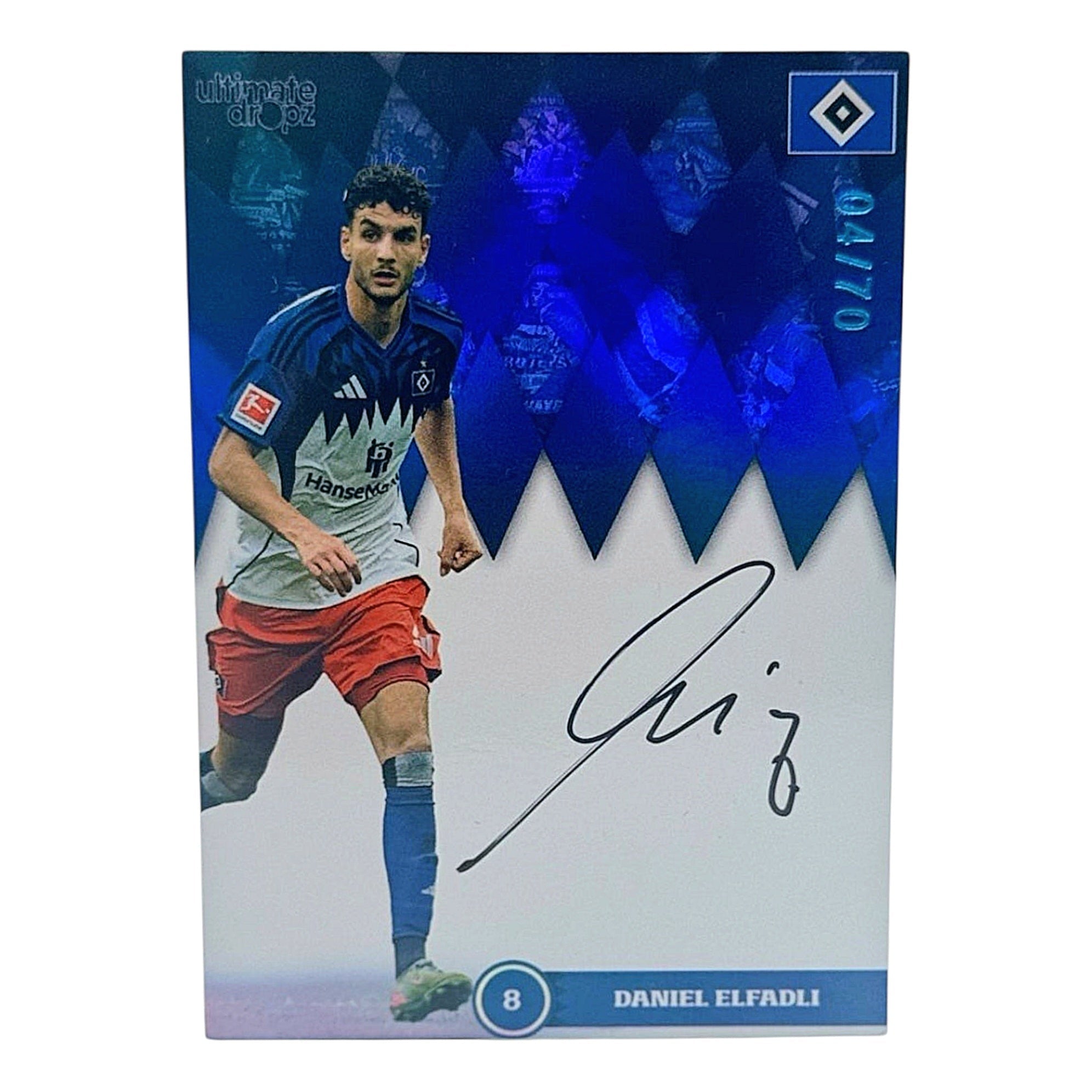 Daniel Elfadli - Ultimate Dropz - On Card Auto 04/70 limitiert - HSV - Ones
