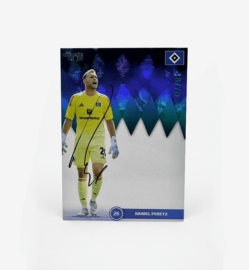 Daniel Peretz On Card Auto 48/70 limitiert Ultimate Dropz Hsv Karte - Ones
