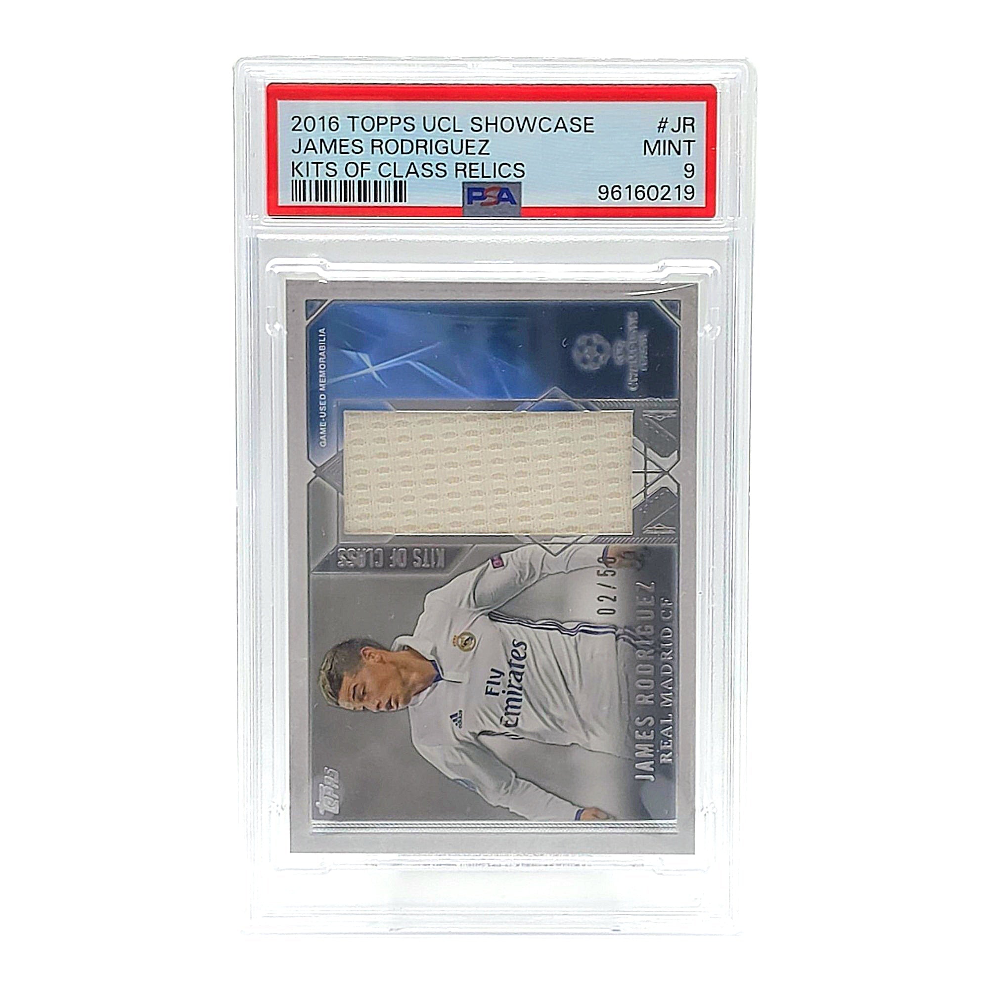 James Rodriguez Kits of Class Patch Relic /50 PSA 9 Vorderseite