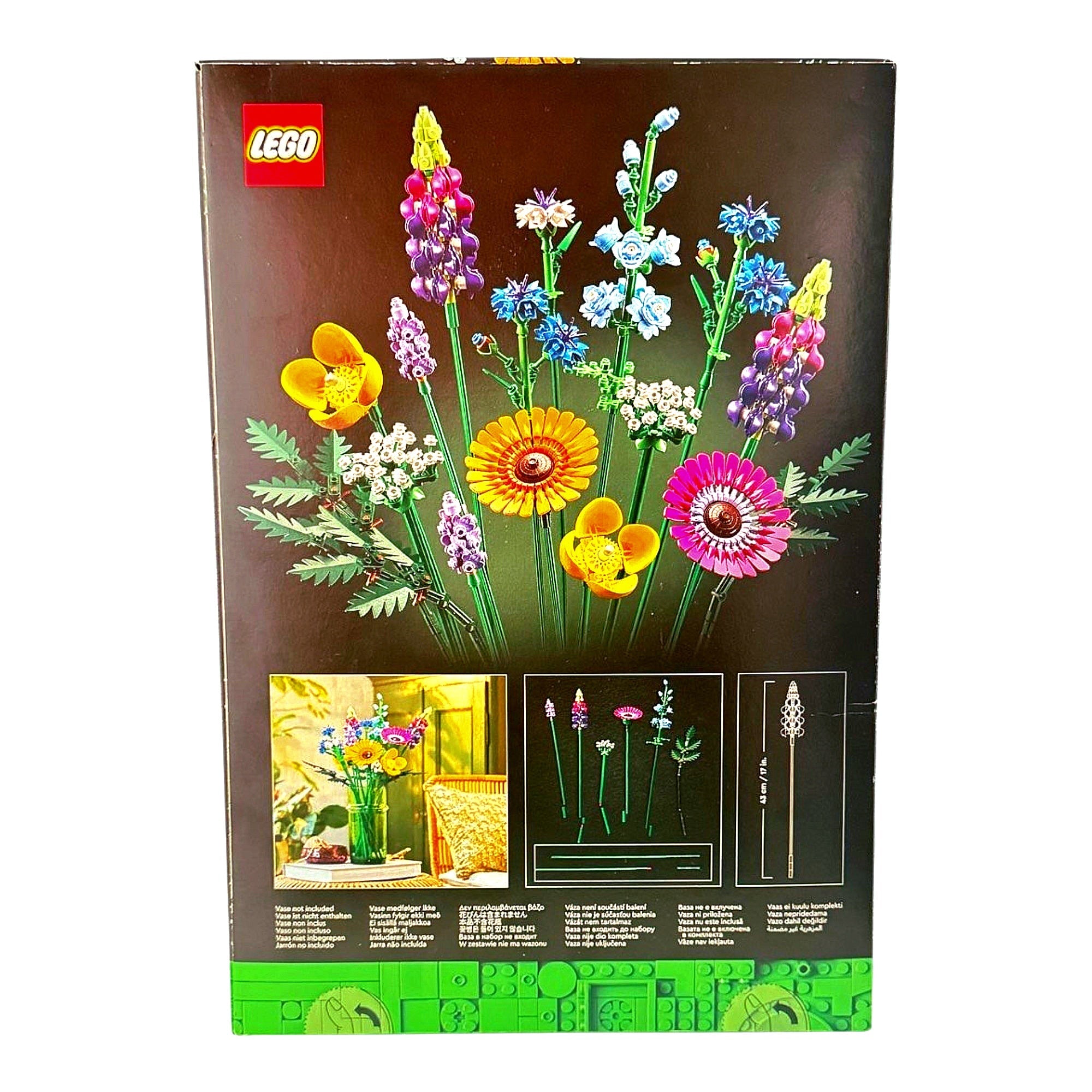 LEGO Icons 10313 Wiesenblumenstrauß mit 8 Wildblumen aus der Botanical Collection