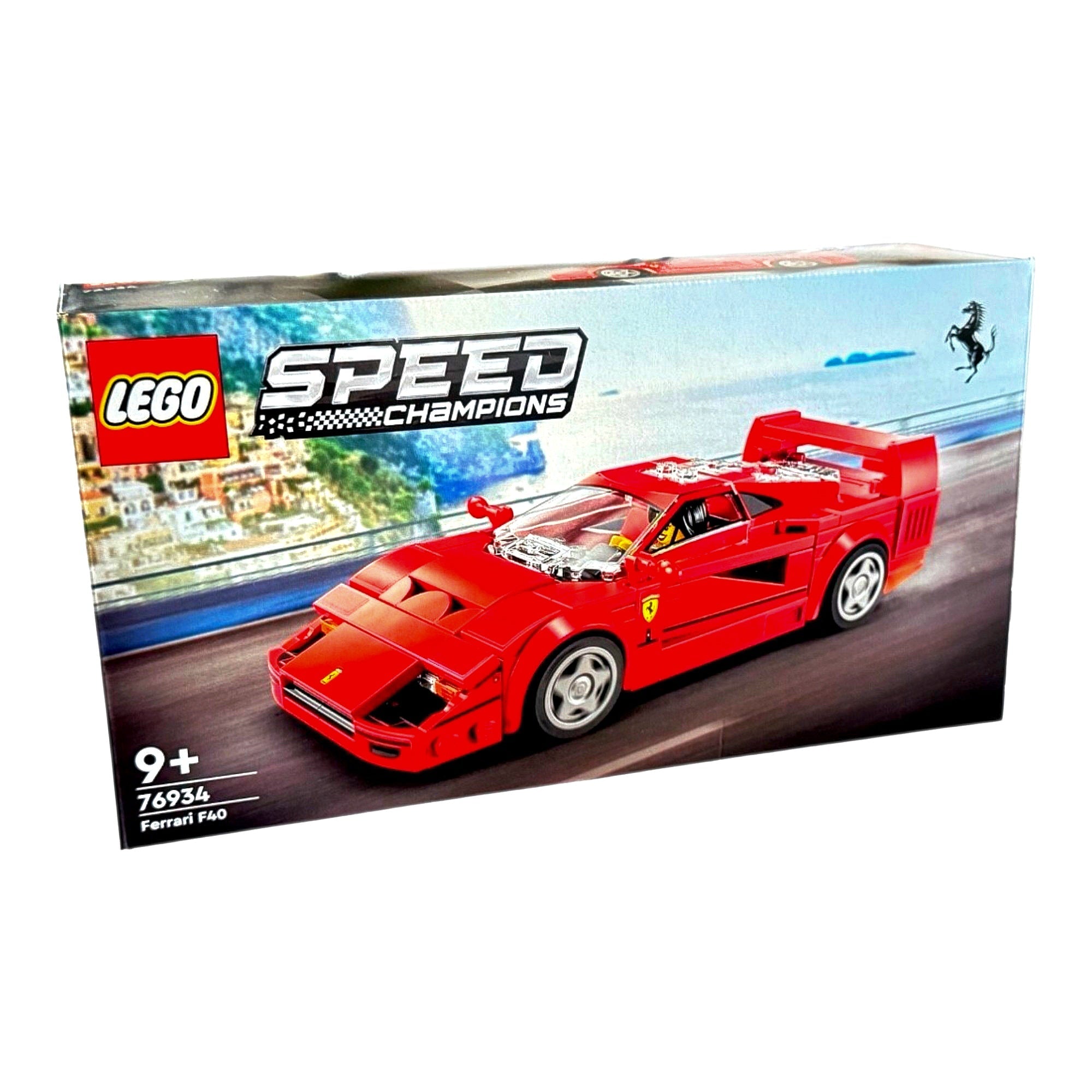 LEGO Speed Champions 76934 Ferrari F40 Rennwagen Set Neu OVP Vorderseite