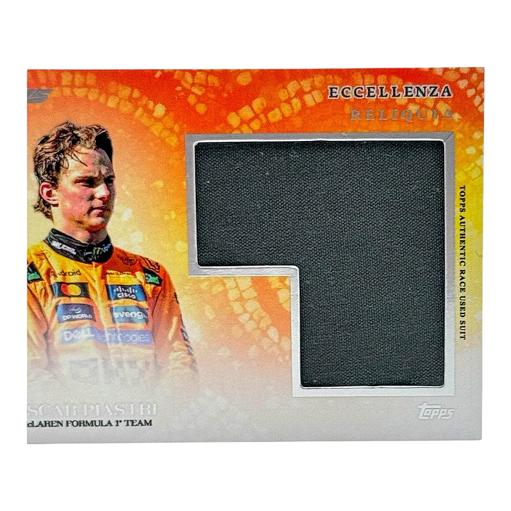 Oscar Piastri Topps F1 Eccellenza Memorabilia Karte McLaren