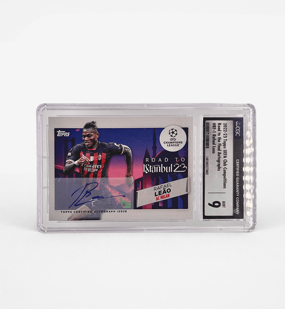 Rafael Leão On card Auto CGC Mint 9 / Auto 10 – Topps – AC Mailand - Ones