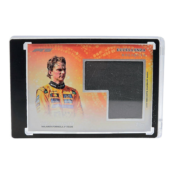 Oscar Piastri Topps F1 Eccellenza Race Used Suit Relic 2025 McLaren