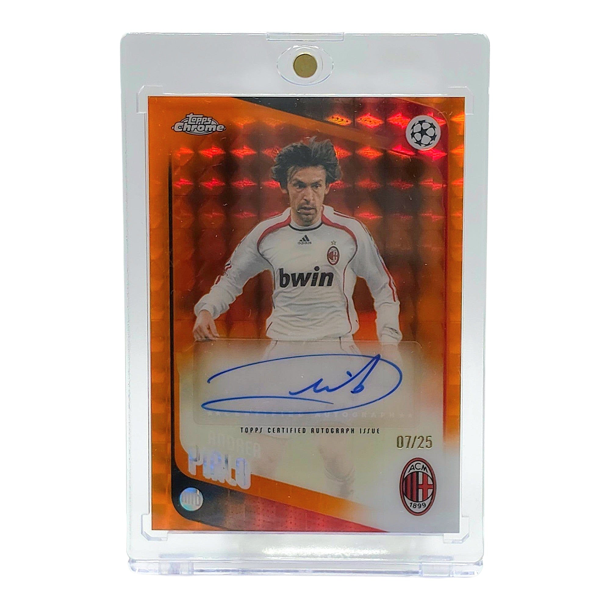 Andrea Pirlo Autograph /25 – Topps Chrome UEFA Club Competitions 25/26 – AC Milan