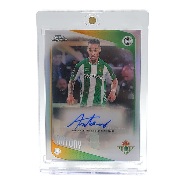Antony 2025/26 Topps Chrome UEFA Club Competitions Real Betis Autograph Auto