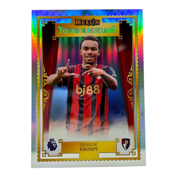 Junior Kroupi AFC Bournemouth – Topps Premier League Merlin 2026 – Young Magicians Insert