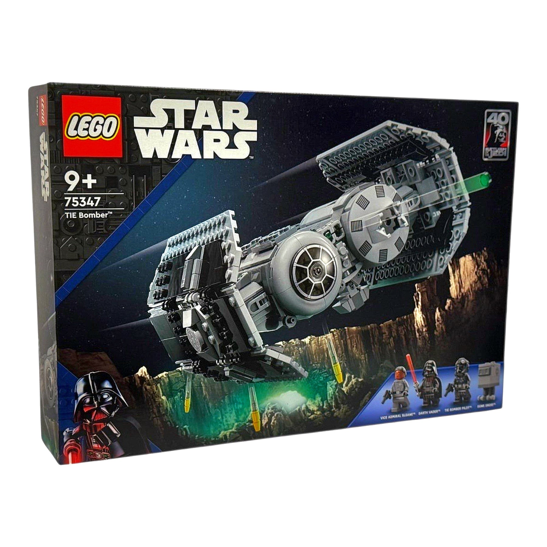 LEGO Star Wars 75347 TIE Bomber – Raumschiff Modellbausatz mit Darth Vader