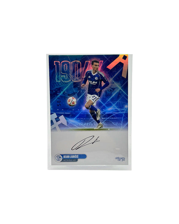 Ultimate Dropz Schalke 04 Dejan Ljubicic On Card Auto /70 limitert
