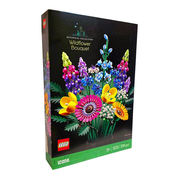 LEGO Icons 10313 Wiesenblumenstrauß – Botanical Collection – Kunstblumen Deko Set