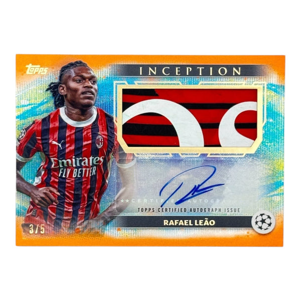 Topps Inception Rafael Leao Patch/ Auto 2/5 limitiert  Ac Mailand