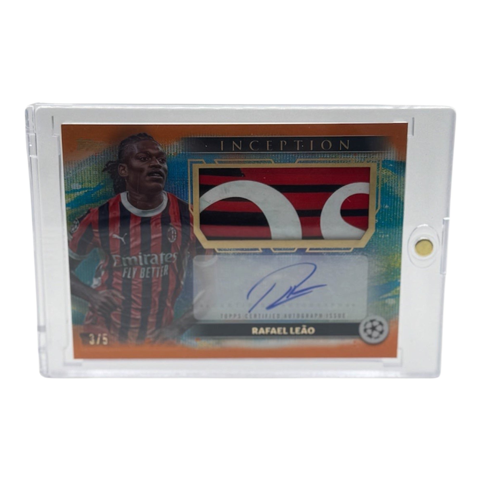 Topps Inception Rafael Leao Patch/ Auto 2/5 limitiert  Ac Mailand