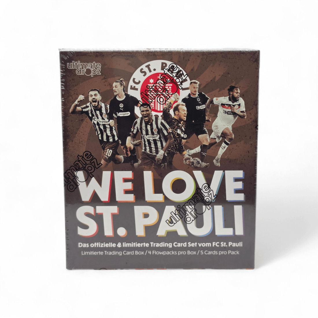 Ultimate Dropz WE LOVE ST. PAULI Trading Card Box versiegelt Sammlerbox Vorderseite